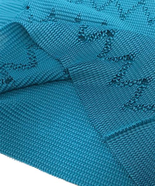 me ISSEY MIYAKE（ミーイッセイ ミヤケ）me ISSEY MIYAKE (ミーイッセイ ミヤケ) カットソー ブルー サイズ:FREEの古着・服飾アイテム