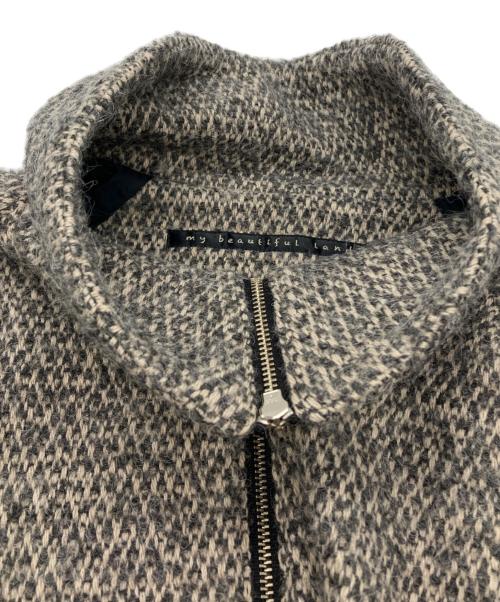 My Beautiful Landlet（マイビューティフルランドレット）My Beautiful Landlet (マイビューティフルランドレット) アルパカ ブレンド マリーニ クラシック ウール ラグラン ジャケット ベージュ サイズ:Sの古着・服飾アイテム