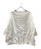 journal standard luxeジャーナルスタンダード ラックス）の古着「エアリネンボートネックブラウス」｜ホワイト