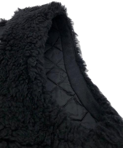 THE RERACS（ザ リラクス）THE RERACS (ザ リラクス) ボアベスト ブラック サイズ:Fの古着・服飾アイテム