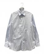 VALENTINOヴァレンティノ）の古着「オーバーサイズストライプシャツ」｜ブルー