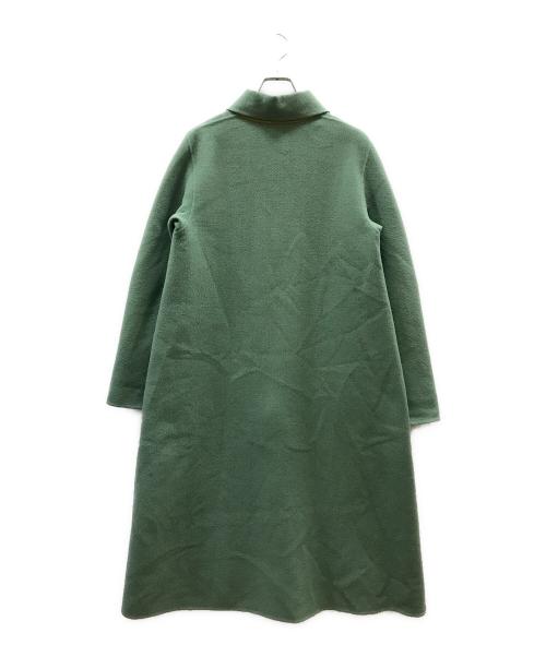 Sybilla（シビラ）Sybilla (シビラ) カシミヤブレンドメルトンコート グリーン サイズ:Mの古着・服飾アイテム