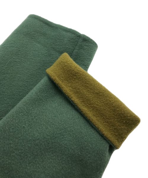 Sybilla（シビラ）Sybilla (シビラ) カシミヤブレンドメルトンコート グリーン サイズ:Mの古着・服飾アイテム