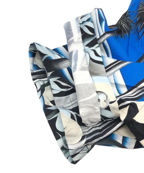 LOUIS VUITTON（ルイ ヴィトン）LOUIS VUITTON (ルイ ヴィトン) プリントショートスリーブコットンシャツ ホワイト サイズ:Lの古着・服飾アイテム