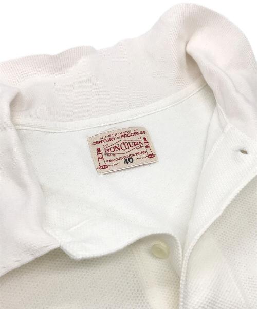 BONCOURA（ボンクラ）BONCOURA (ボンクラ) Heavyweight Polo ホワイト サイズ:40の古着・服飾アイテム