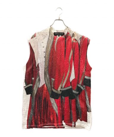 COMME des GARCONS GIRL ベスト S 赤 【古着】【中古】【送料無料】 COMME des GARCONS GIRL - COMME des GARCONS GIRL ベスト S 赤 【古着