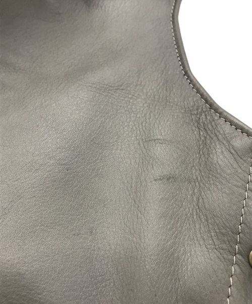 PERFECTO by Schott（パーフェクト バイ ショット）PERFECTO by Schott (パーフェクト バイ ショット) レザーベスト グレー サイズ:Mの古着・服飾アイテム