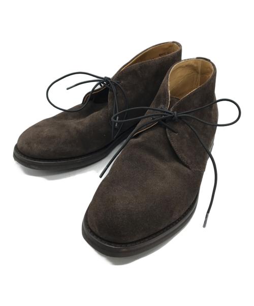 berwick（バーウィック）berwick (バーウィック) チャッカブーツ ブラウン サイズ:7 1/2の古着・服飾アイテム