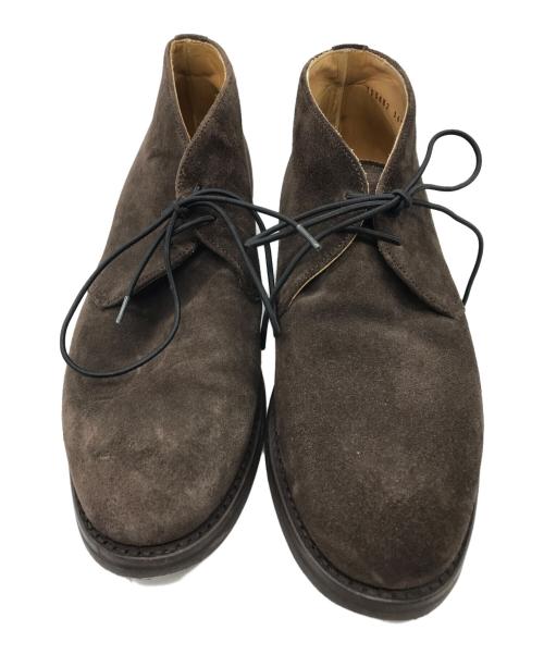 berwick（バーウィック）berwick (バーウィック) チャッカブーツ ブラウン サイズ:7 1/2の古着・服飾アイテム