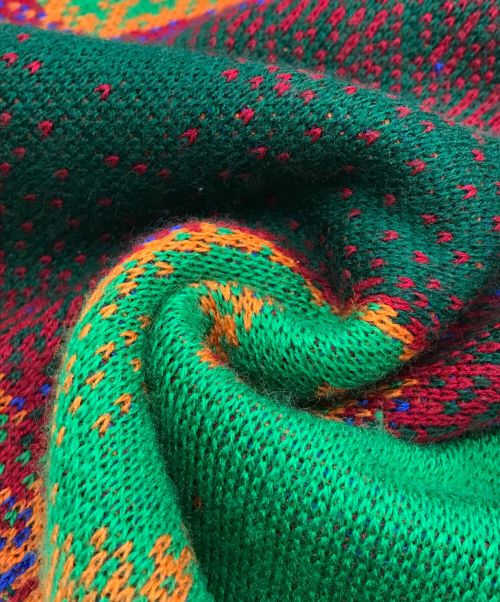 MONTMARTRE NEW YORK（モンマルトル ニューヨーク）MONTMARTRE NEW YORK (モンマルトル ニューヨーク) マフラー レッド サイズ:下記参照の古着・服飾アイテム