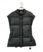 odubオーダブ）の古着「オーバーサイズダウンベスト」｜ブラック