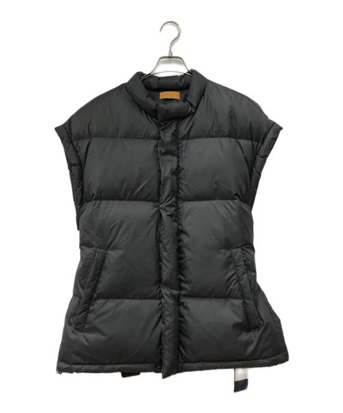 odub（オーダブ）odub (オーダブ) オーバーサイズダウンベスト ブラック サイズ:FREE 未使用品の古着・服飾アイテム