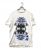 MONCLERモンクレール）の古着「プリントTシャツ」｜ホワイト