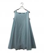 FOXEY NEWYORKフォクシーニューヨーク）の古着「Rosie Flare ノースリーブワンピース」｜ブルー