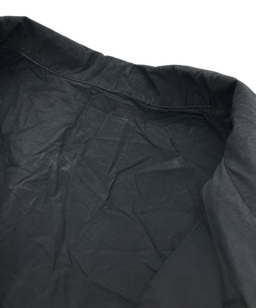 s'yte（サイト）s'yte (サイト) NYLON TAFFETA SHORT SLEEVE JUMPSUIT ブラック サイズ:2の古着・服飾アイテム