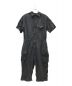s'yte（サイト）の古着「NYLON TAFFETA SHORT SLEEVE JUMPSUIT」｜ブラック