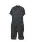 s'yte (サイト) NYLON TAFFETA SHORT SLEEVE JUMPSUIT ブラック サイズ:2：22000円
