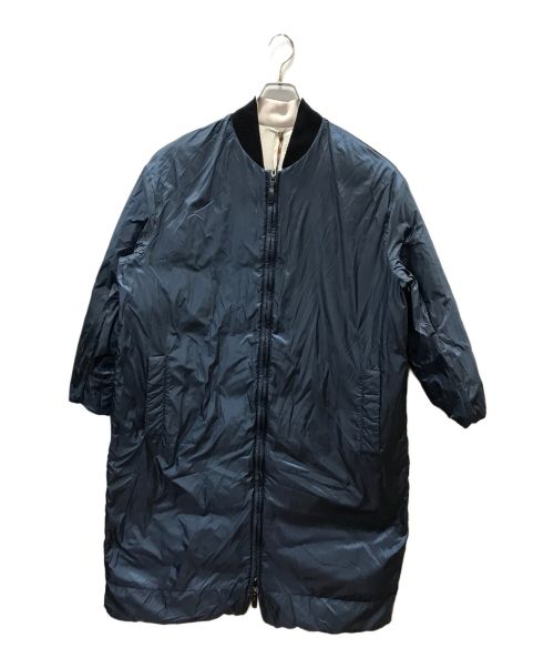 MaxMara（マックスマーラ）MaxMara (マックスマーラ) テクニカル キャンバス リバーシブル ダウン コート ベージュ サイズ:44 未使用品の古着・服飾アイテム
