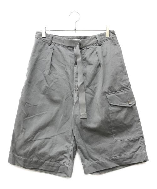 AURALEE（オーラリー）AURALEE (オーラリー) WASHED FINX LIGHT BIG CHINO SHORTS グレー サイズ:4の古着・服飾アイテム