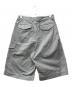 AURALEE (オーラリー) WASHED FINX LIGHT BIG CHINO SHORTS グレー サイズ:4：14000円