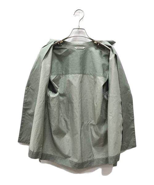AURALEE（オーラリー）AURALEE (オーラリー) WASHED FINX HERRINGBONE S／S グリーン サイズ:Sの古着・服飾アイテム