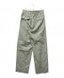 AURALEE (オーラリー) WASHED FINX HERRINGBONE SLACKS グリーン サイズ:3：10000円