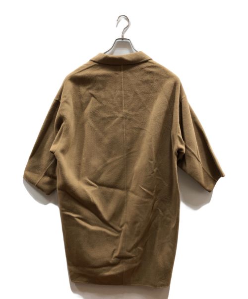 MUSE de Deuxieme Classe（ミューズ ドゥーズィエム クラス）MUSE de Deuxieme Classe (ミューズ ドゥーズィエム クラス) ウールアンゴラリバーコート ベージュ サイズ:下記参照の古着・服飾アイテム