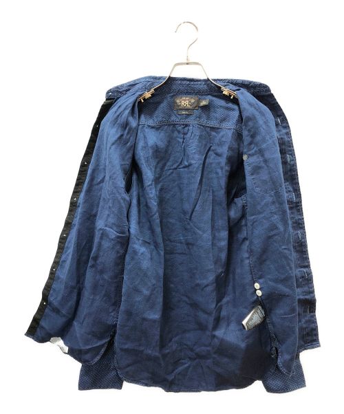 RRL（ダブルアールエル）RRL (ダブルアールエル) ドットシャツ インディゴ サイズ:XSの古着・服飾アイテム