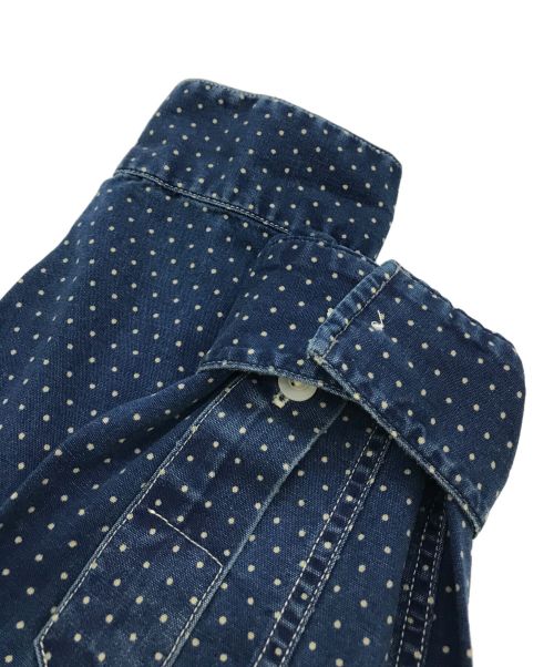 RRL（ダブルアールエル）RRL (ダブルアールエル) ドットシャツ インディゴ サイズ:XSの古着・服飾アイテム
