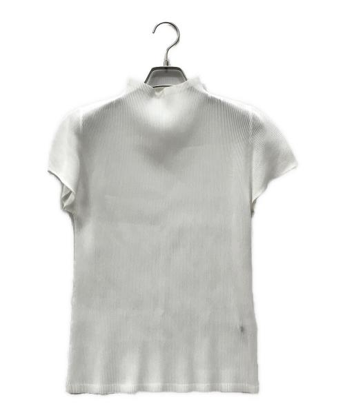 PLEATS PLEASE（プリーツプリーズ）PLEATS PLEASE (プリーツプリーズ) プリーツカットソー ホワイト サイズ:Lの古着・服飾アイテム