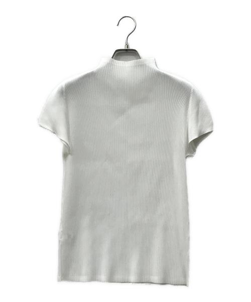 PLEATS PLEASE（プリーツプリーズ）PLEATS PLEASE (プリーツプリーズ) プリーツカットソー ホワイト サイズ:Lの古着・服飾アイテム