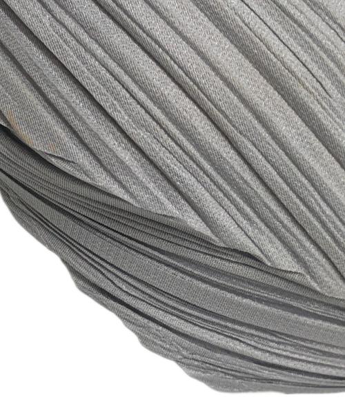 PLEATS PLEASE（プリーツプリーズ）PLEATS PLEASE (プリーツプリーズ) プリーツブラウス グレー サイズ:Lの古着・服飾アイテム