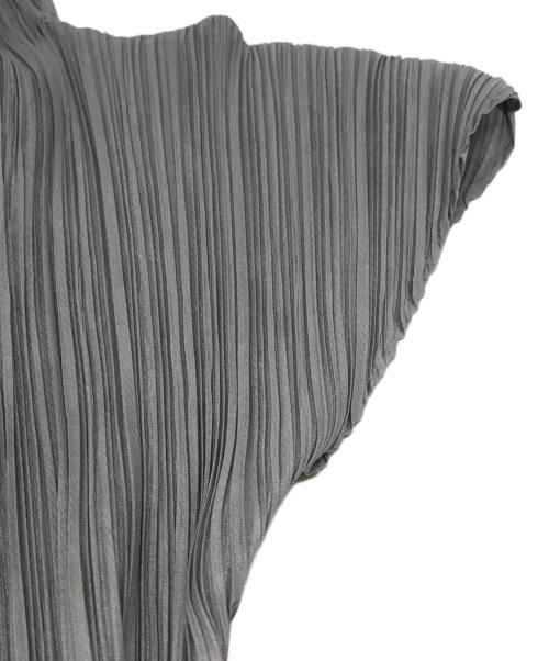 PLEATS PLEASE（プリーツプリーズ）PLEATS PLEASE (プリーツプリーズ) プリーツブラウス グレー サイズ:Lの古着・服飾アイテム
