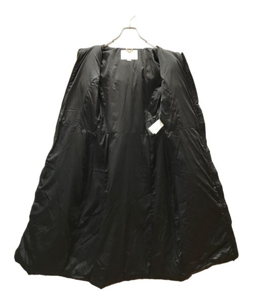 ELISABETTA FRANCHI（エリザベッタフランキ）ELISABETTA FRANCHI (エリザベッタフランキ) ベルト付ダウンコート ブラック サイズ:40の古着・服飾アイテム