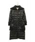 ELISABETTA FRANCHI（エリザベッタフランキ）の古着「ベルト付ダウンコート」｜ブラック