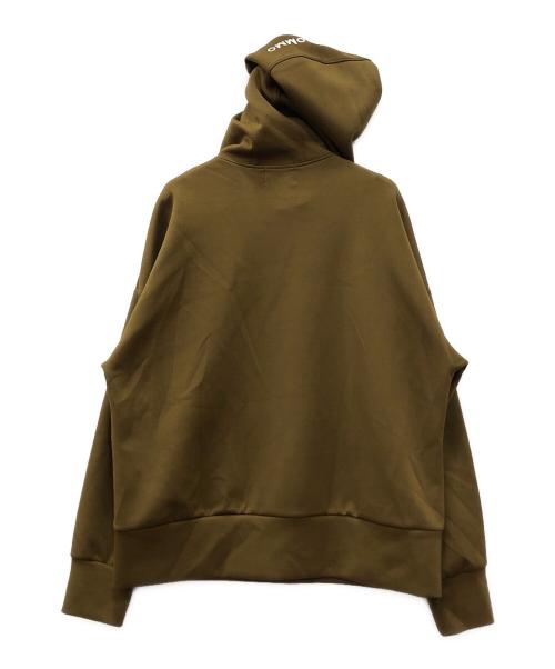 OMMO（オーエムエムオー）OMMO (オーエムエムオー) LOGO HOODIE ブラウン サイズ:Sの古着・服飾アイテム