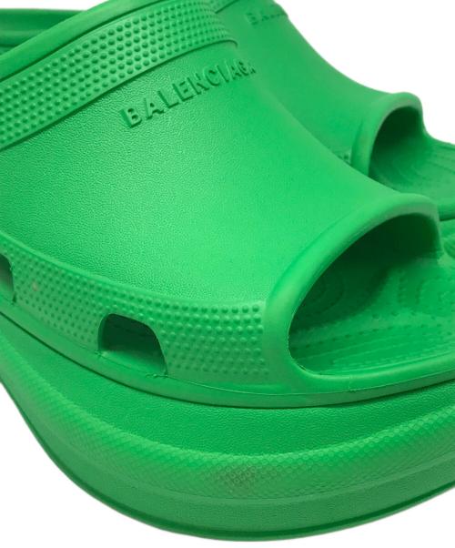 BALENCIAGA（バレンシアガ）BALENCIAGA (バレンシアガ) crocs (クロックス) CROCS POOL RUB SLIDE グラスグリーン サイズ:40の古着・服飾アイテム
