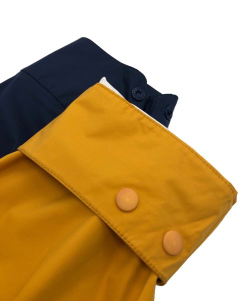 BEAMS PLUS（ビームスプラス）BEAMS PLUS (ビームスプラス) ROWING BLAZERS (ローイングブレザーズ) 別注 アノラックパーカー イエロー×ネイビー サイズ:Mの古着・服飾アイテム