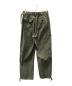 sacai (サカイ) サイドバックル ストレートパンツ グリーン：20000円