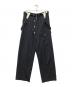 FUMIKA UCHIDA（フミカウチダ）の古着「GABA HIGH-WAIST SUSPENDER PANT」｜ブラック
