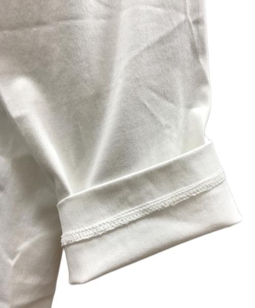 YORI（ヨリ）YORI (ヨリ) ギンガムスカラップカラーロンTee ホワイト サイズ:FREEの古着・服飾アイテム