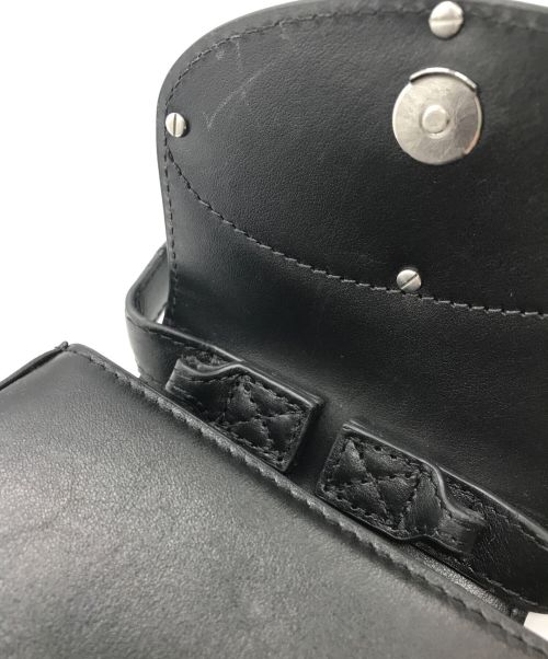 DIESEL（ディーゼル）DIESEL (ディーゼル) 1DRレザークロスボディバッグ ブラック サイズ:下記参照の古着・服飾アイテム