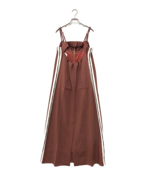 Ameri（アメリ）AMERI (アメリ) SIDE MARBELT LADY LIKE DRESS ボルドー サイズ:Mの古着・服飾アイテム