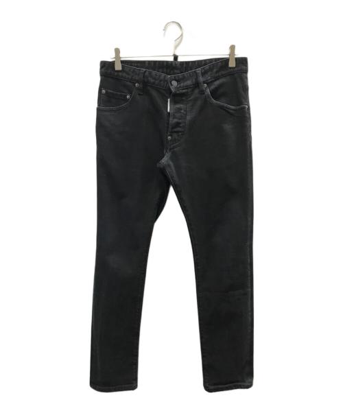 DSQUARED2（ディースクエアード）DSQUARED2 (ディースクエアード) SKATER JEAN ブラック サイズ:48の古着・服飾アイテム