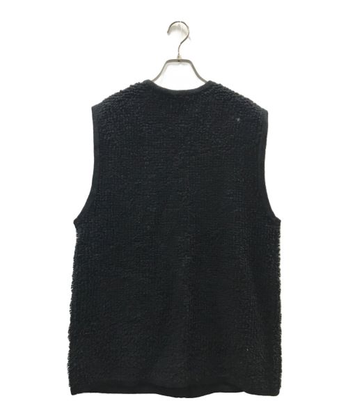 ADAWAS（アダワス）ADAWAS (アダワス) LOOP KNITTED VEST ブラック サイズ:FREEの古着・服飾アイテム