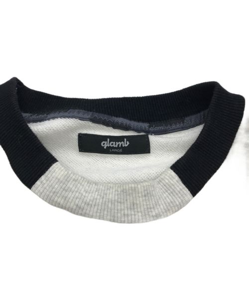 glamb（グラム）glamb (グラム) Retro Future Sweat グレー サイズ:Lの古着・服飾アイテム