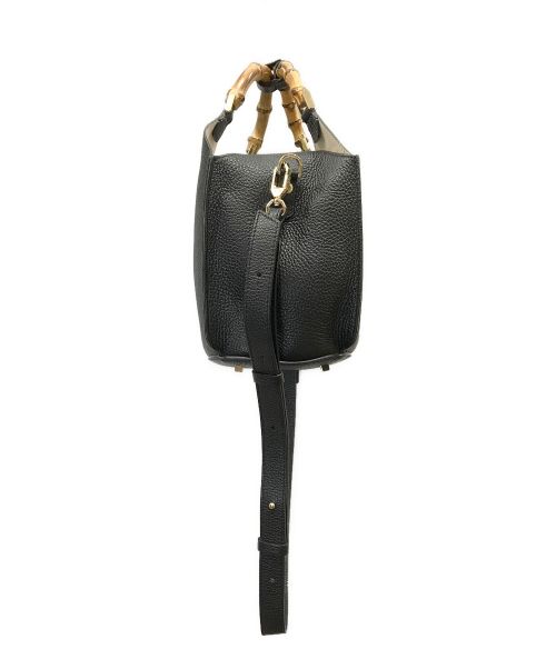 LORISTELLA（ロリステッラ）LORISTELLA (ロリステッラ) バンブーハンドル ショルダーバッグ ブラック サイズ:下記参照の古着・服飾アイテム