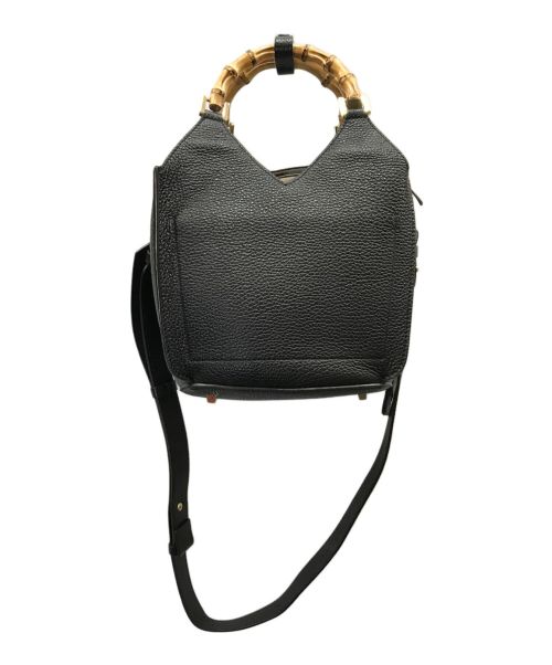 LORISTELLA（ロリステッラ）LORISTELLA (ロリステッラ) バンブーハンドル ショルダーバッグ ブラック サイズ:下記参照の古着・服飾アイテム