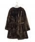 6(ROKU) BEAUTY&YOUTH (ロク ビューティーアンドユース) FAKE FUR COAT ブラウン サイズ:38：11000円