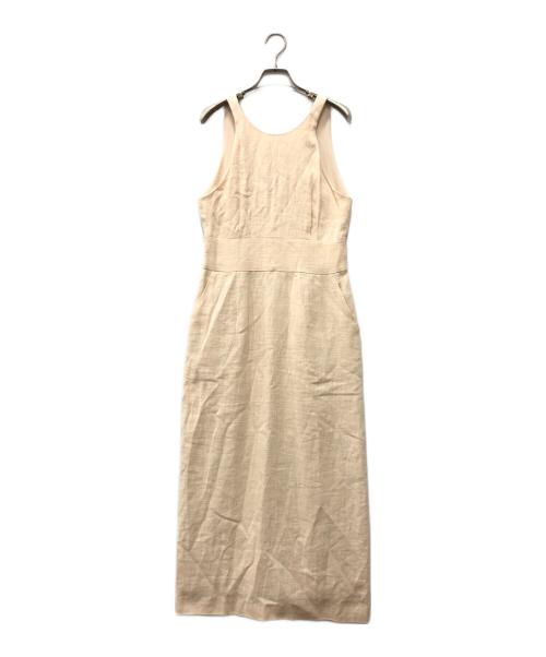 oll kyoto（オール キョウト）OLL KYOTO (オール キョウト) Bib Dress ワンピース ベージュ サイズ:02の古着・服飾アイテム